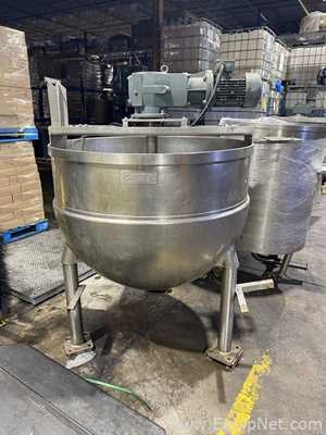 Groen RA 200 SP 200 Gallon Stainless Steel Kettle with Anchor Type Mixer