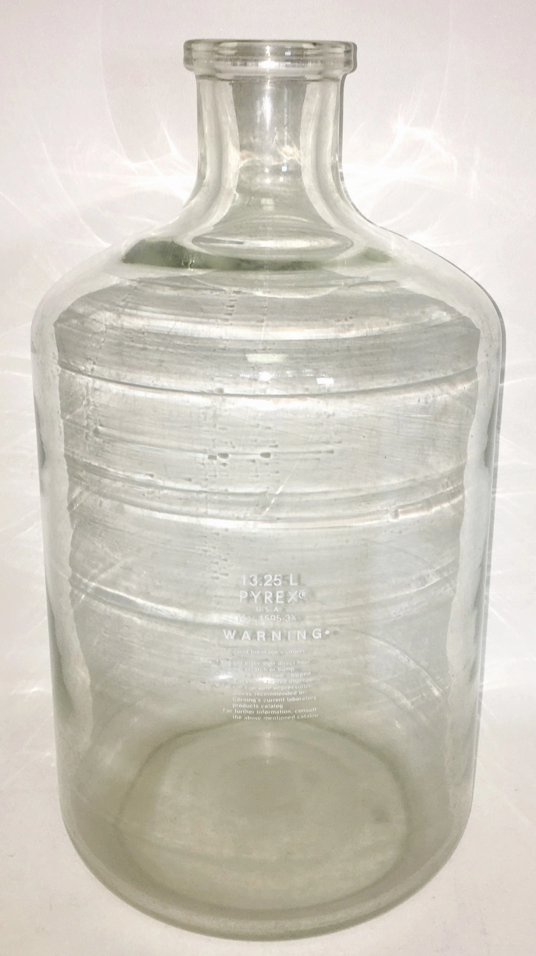 Corning PYREX 1595-13X Carboy Solution Bottle - 13.25L