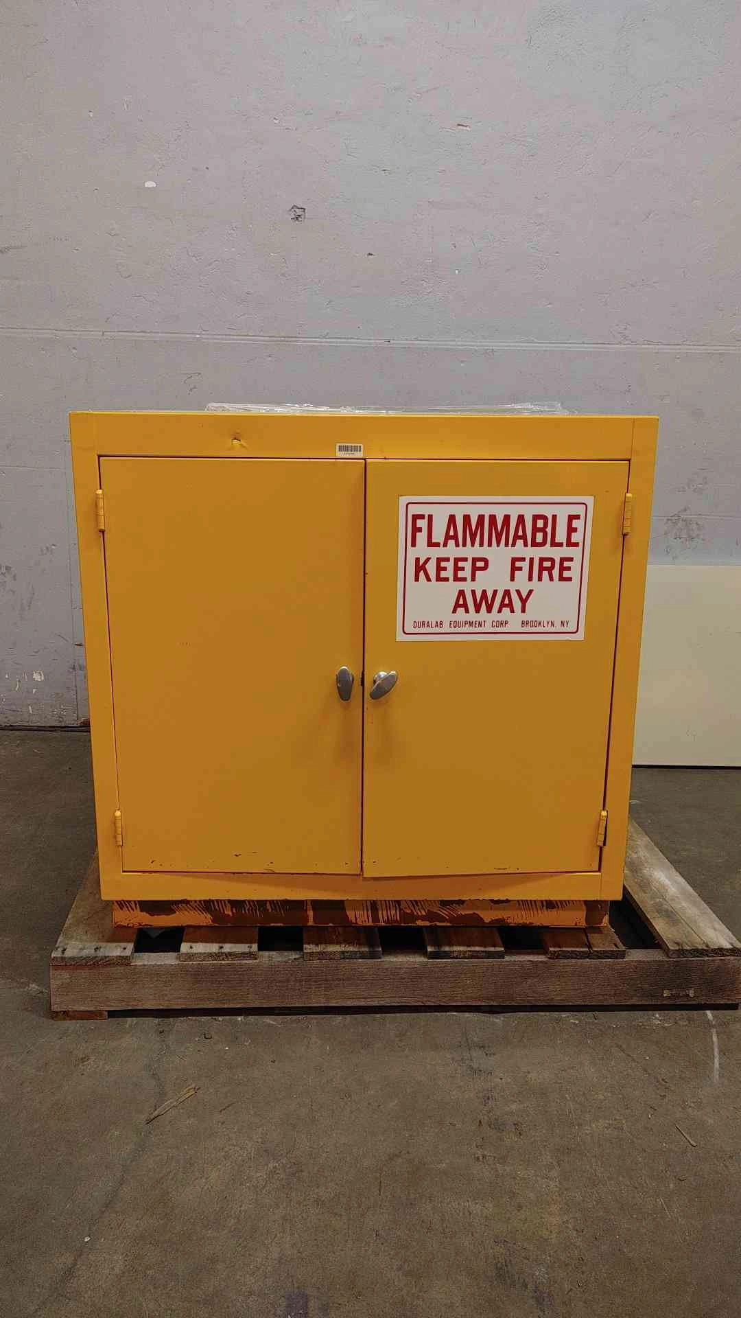 3' Duralab Flammable Safety Storage Cabinet Metal Casework-36" to 47"