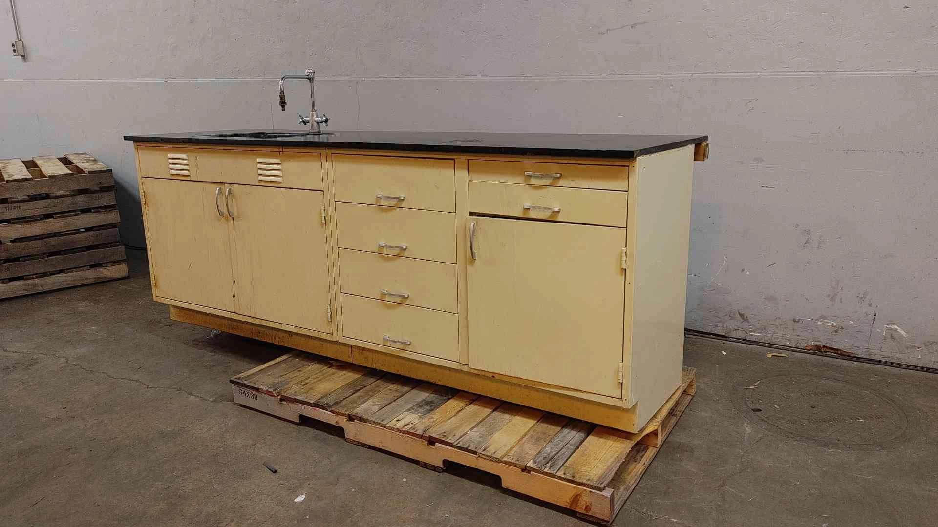 8' Kewaunee Sink Bundle W/ Drawers Metal Lab Casework(103464)