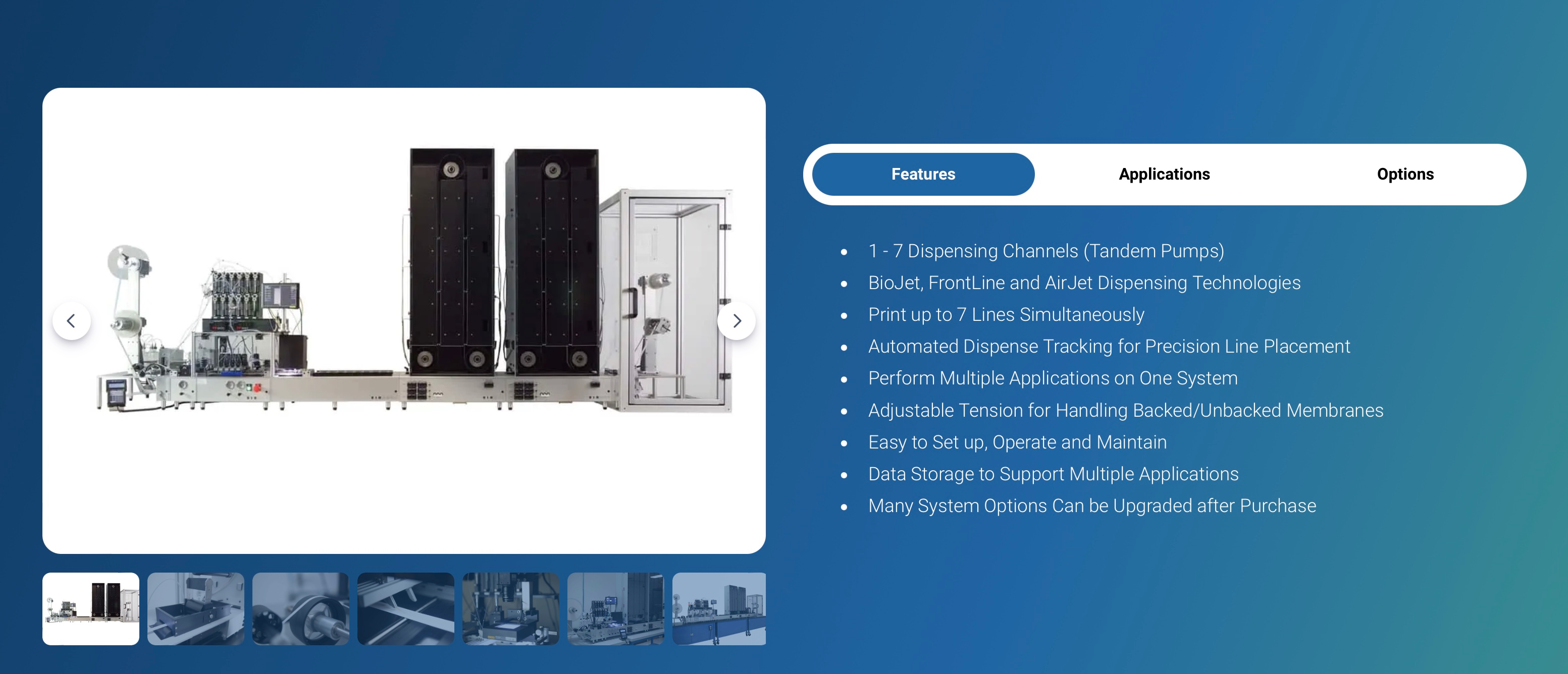 BioDot RR120 Web Handling Platform & LM9000 Auto Lamination System