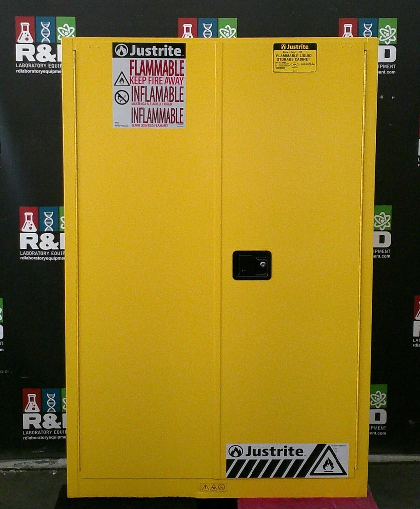 Justrite 894530 Flammable Storage Cabinet Self Closing Doors 60 Gallon