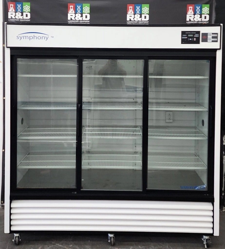 VWR SCCP-69 Symphony 3 Glass Door Commercial Refrigerator (1&deg;-10&deg;c) 69Cf 120v