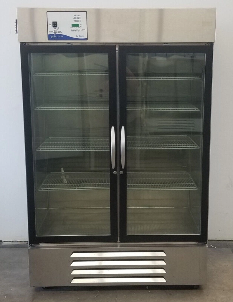 Fisher Scientific Double Glass Door Commercial Refrigerator49Cf FULLY TESTED