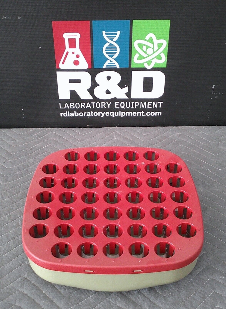 GE Pharmacia AKTA Fraction Collector Rack 45x 50ml (Red) Lot of 3