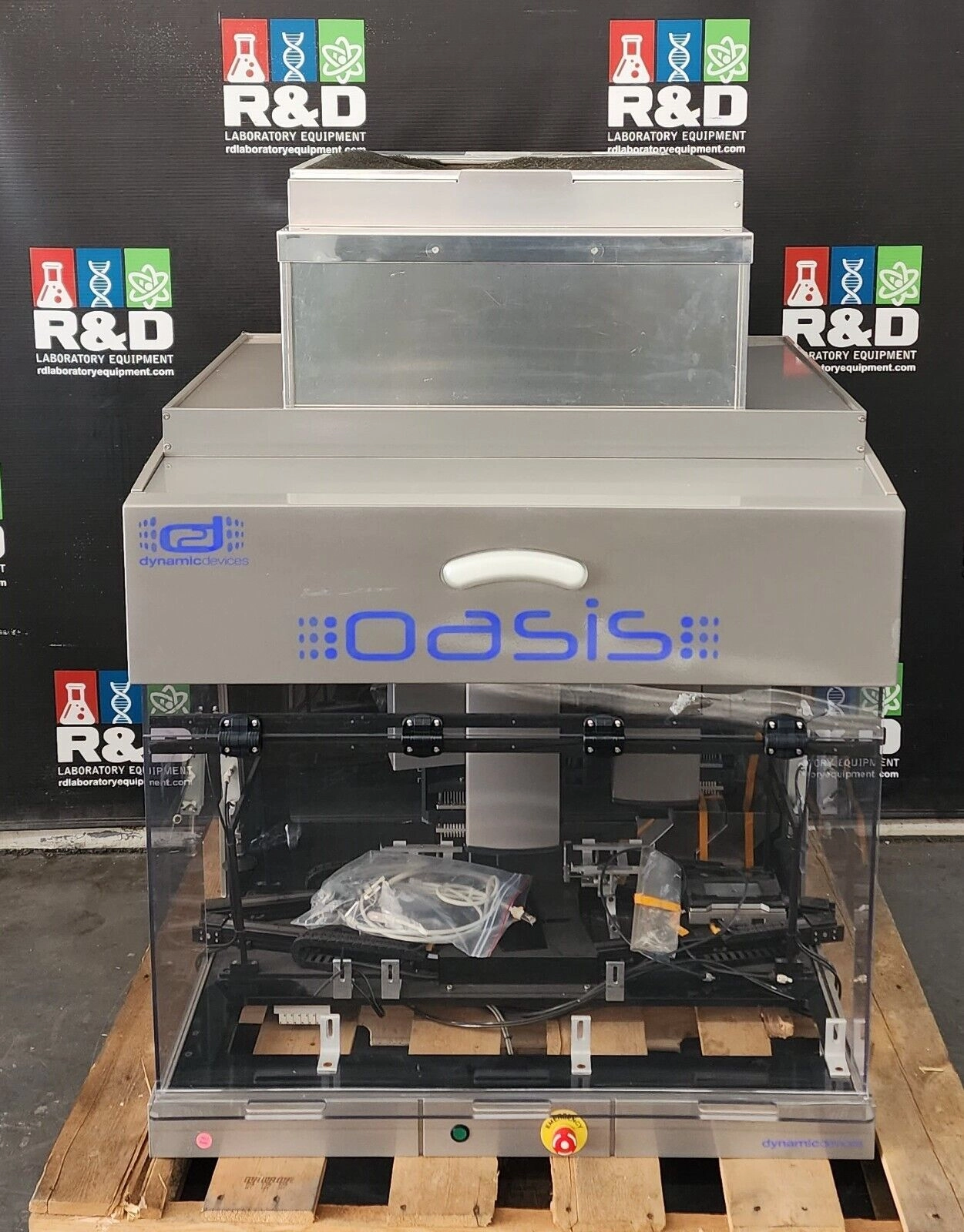 Dynamic Devices Oasis LM 1200 Robotic Liquid Handler w/ Envirco Mac 10 Blower