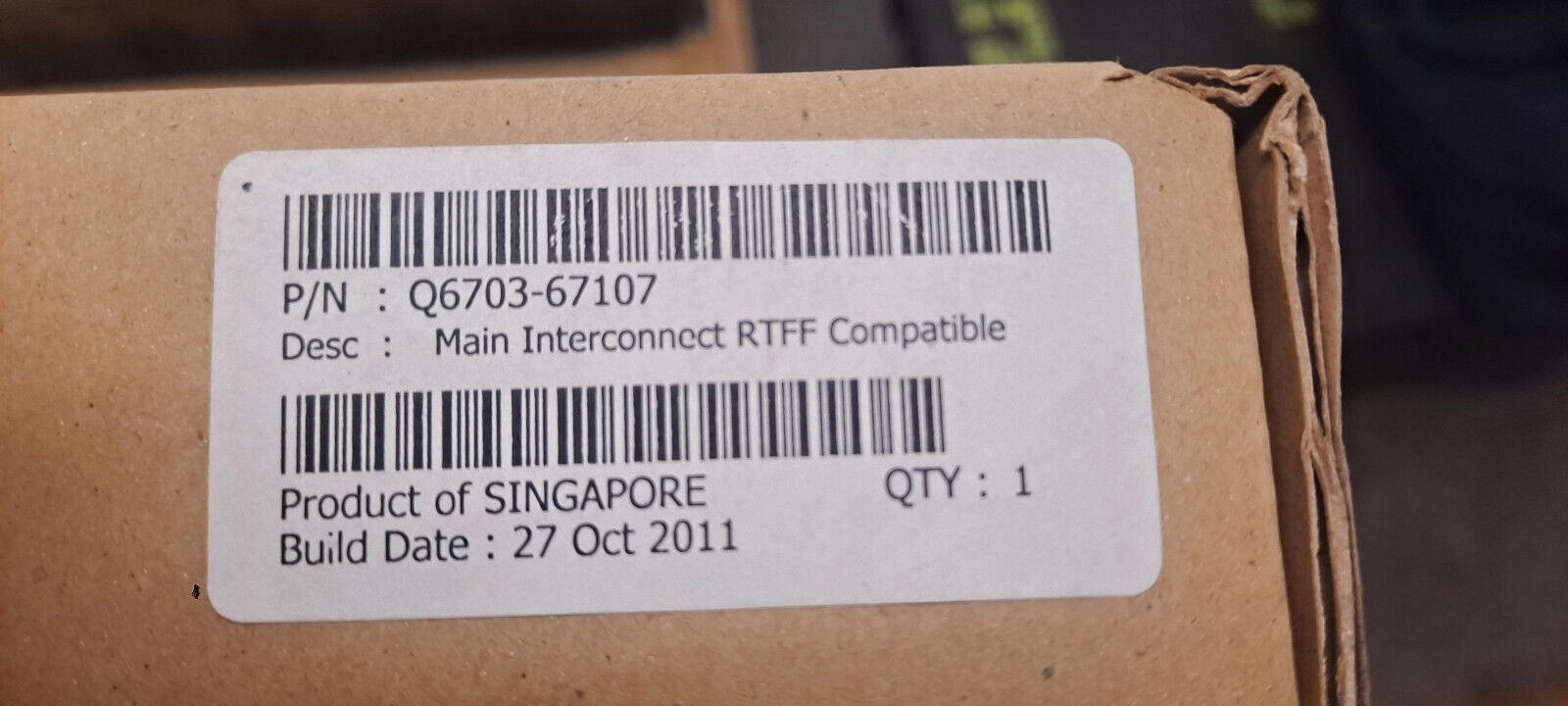 HP Main Interconnect RTFF Compatible Q6703-67107..