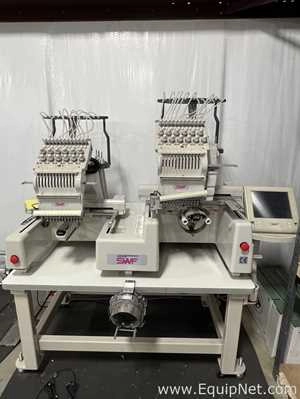 SunStar SWF Dual Function 2 Head Embroidery SWF/B-T1202D Machine