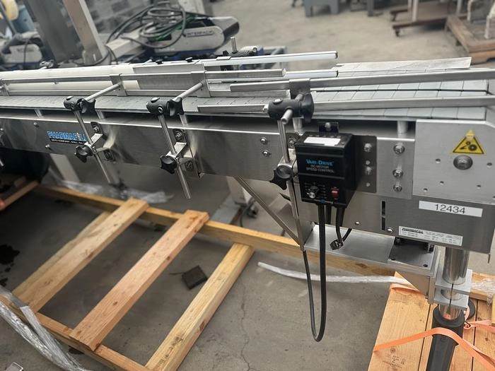 9.5" x 10' Pharmafill s.s. Conveyor, variable speed