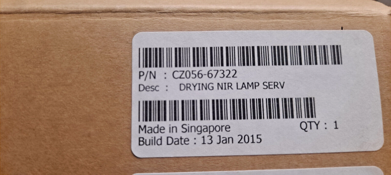 HP Drying NIR Lamp SERV CZ056-67322