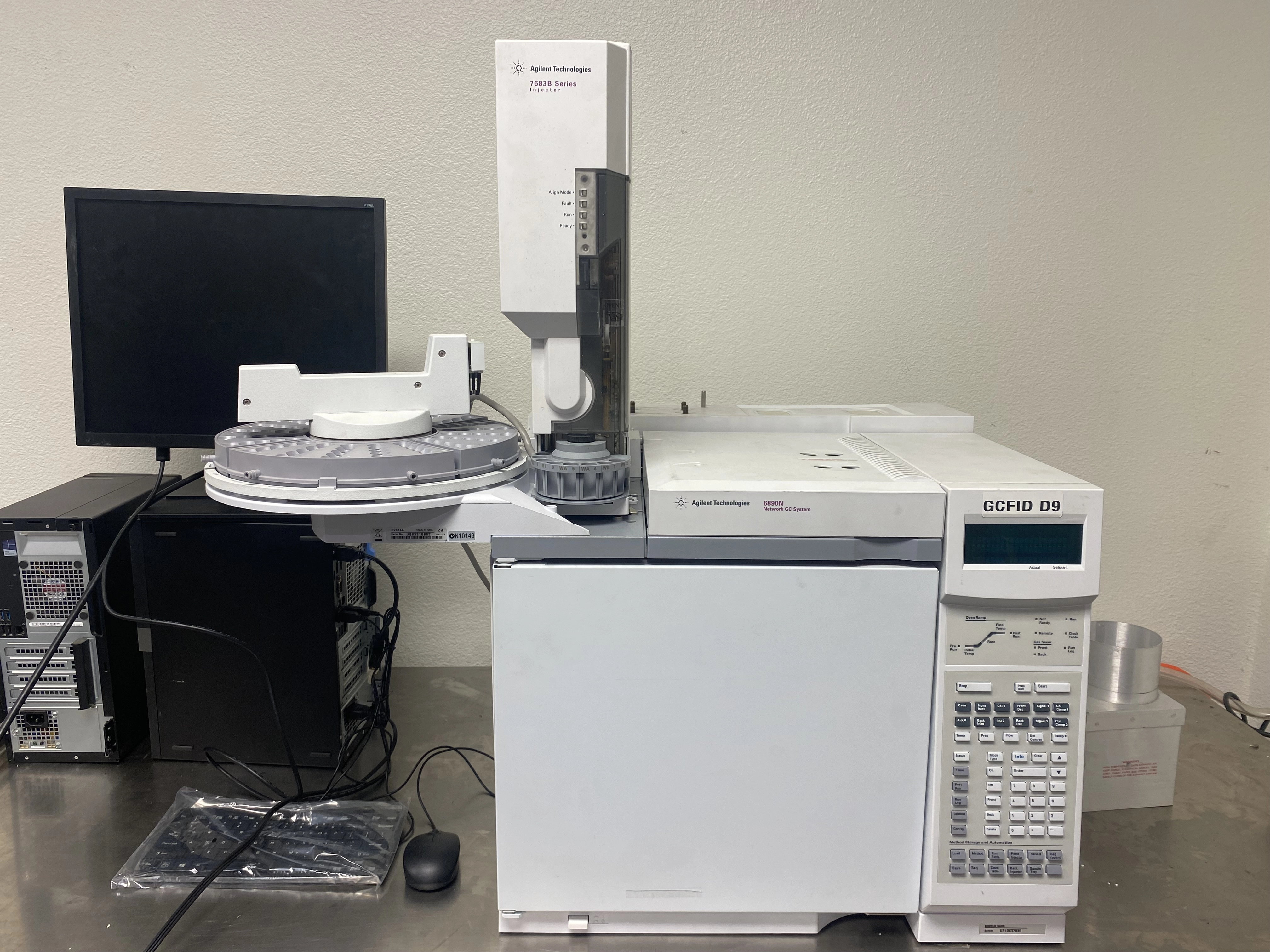 Agilent 6890N GC with Dual FID and 7683 Autosampler