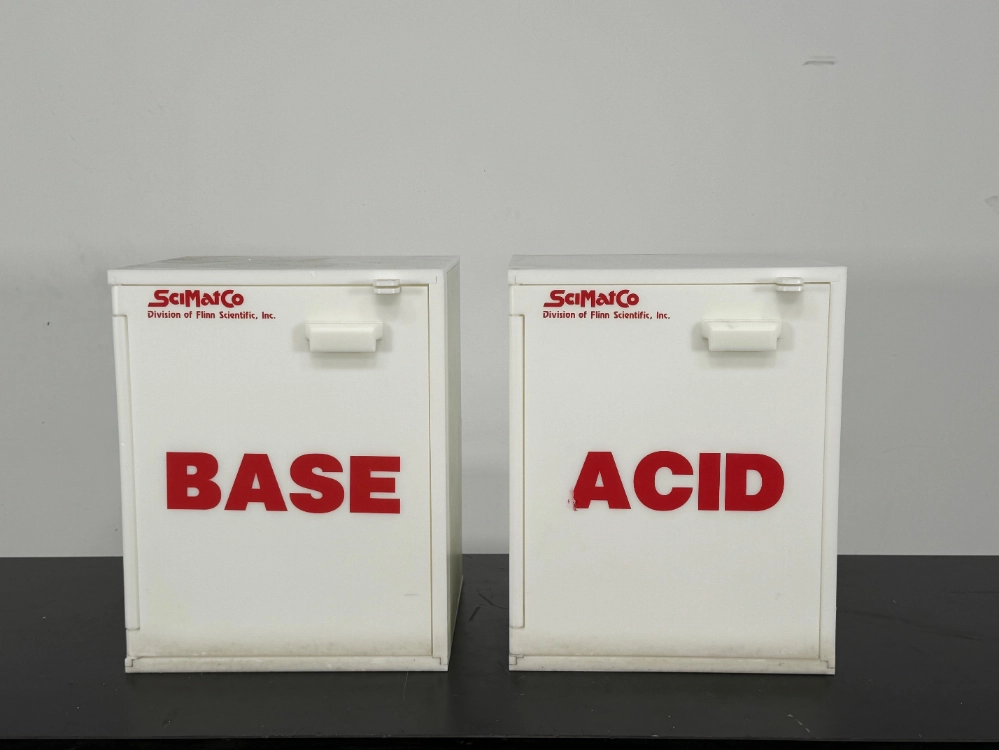 SciMatCo Acid and Base Cabinets