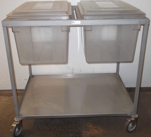 Double Wide Food And Bedding Cart