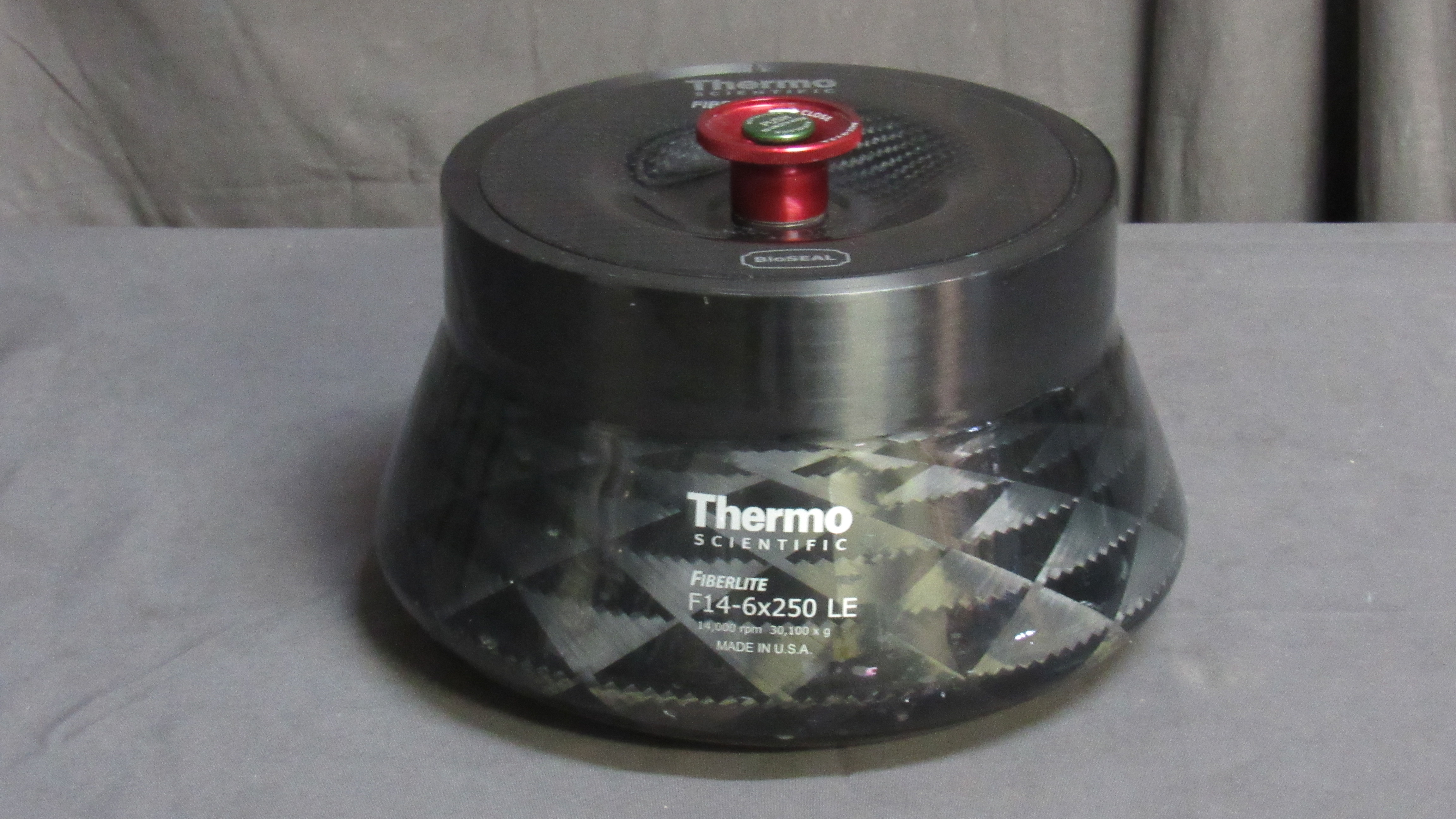 Thermo Fiberlite F14-6x250 LE Fixed Angle 14K RPM Centrifuge Rotor #41440