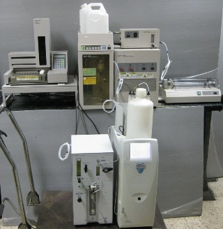 DIONEX ION CHROMATOGRAPH CONSISTING OF THE FOLLOWING MITSUBISHI MODULES: ION CHROMATOGRAPH FURNACE N