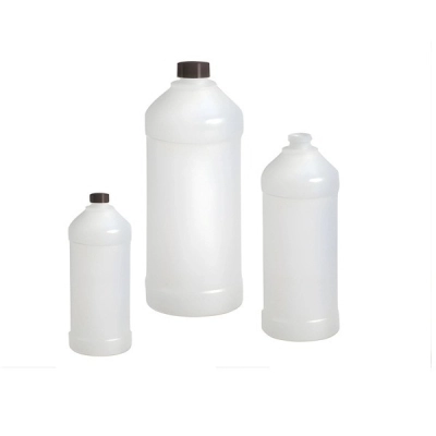 Qorpak 32oz (950ml) Natural Nylon/PE Modern Round with 28-400 Green Thermoset, 68/Cs PLC-03743