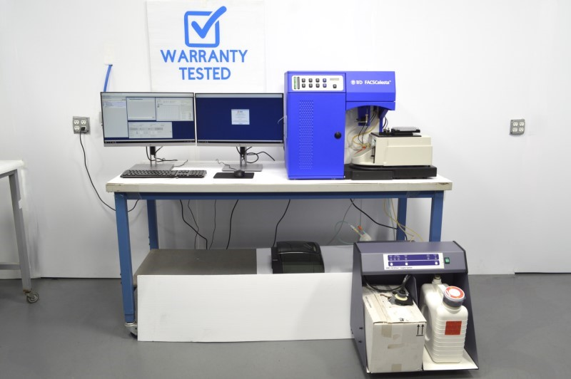 BD FACSCelesta Flow Cytometer (BVR) w/ High Throughput Sampler & FACSFlow Supply System