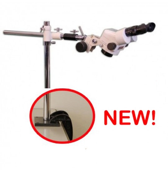 Meiji EMZ-5 Stereo Microscope on light Table Clamp Stand