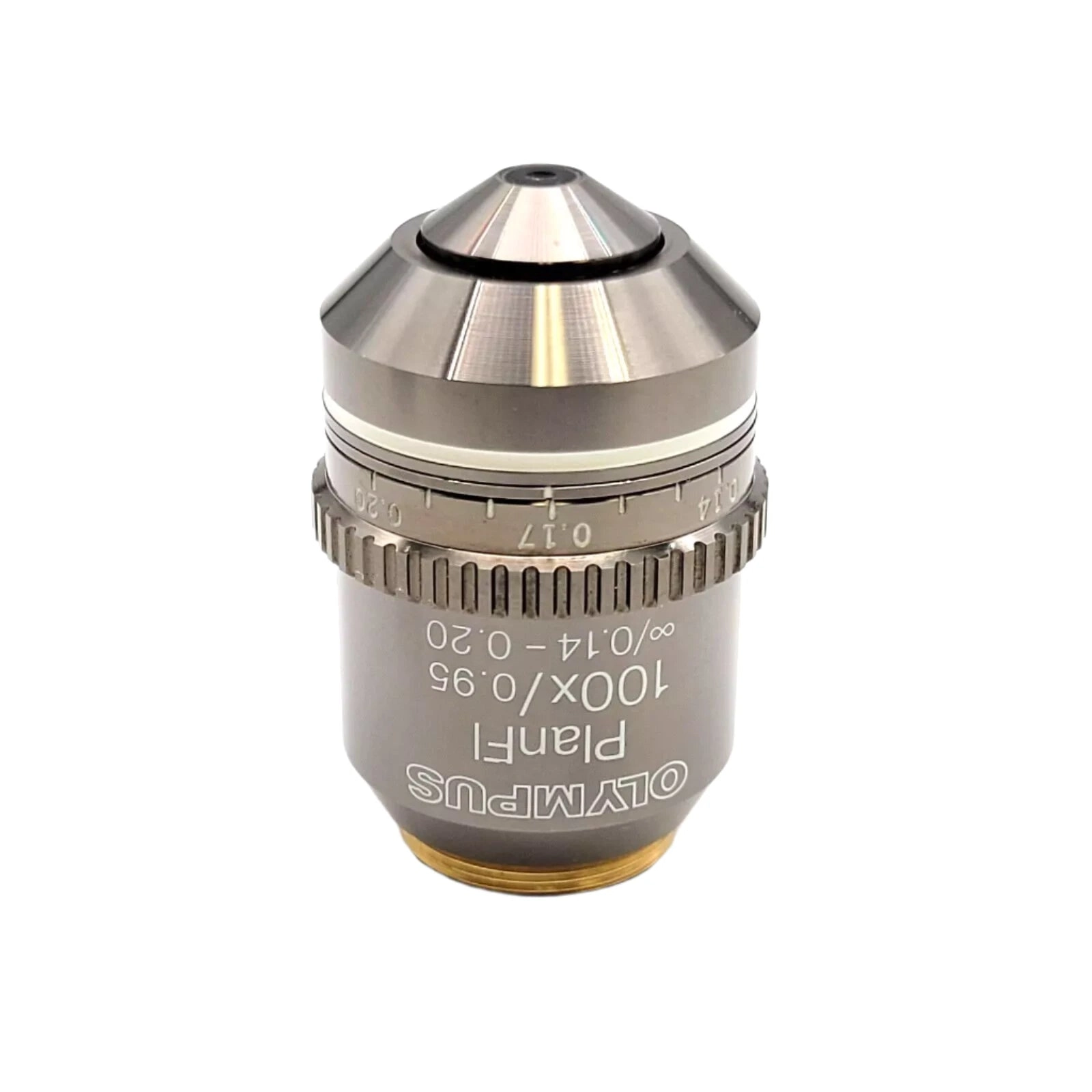 Olympus Microscope Objective PlanFl 100x Dry with Correction Collar