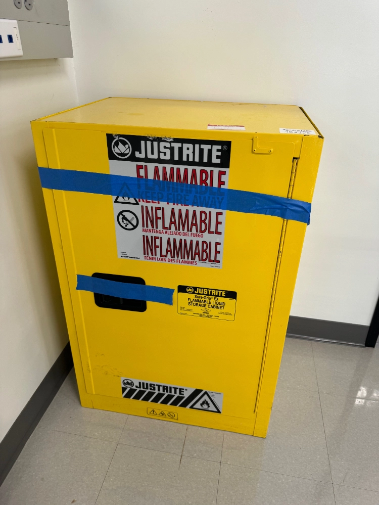 Justrite Suregrip EX 12 Gallon Flammable Liquid Storage Cabinet