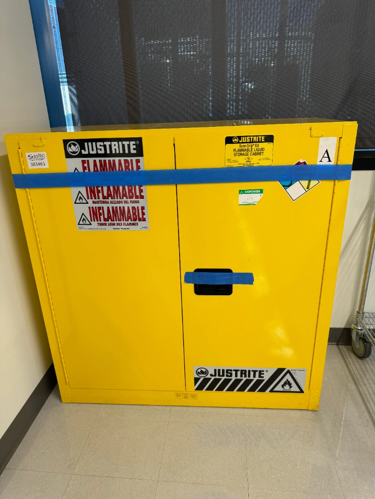 Justrite Sure-Grip EX 30 Gallon Flammable Liquid Storage Cabinet