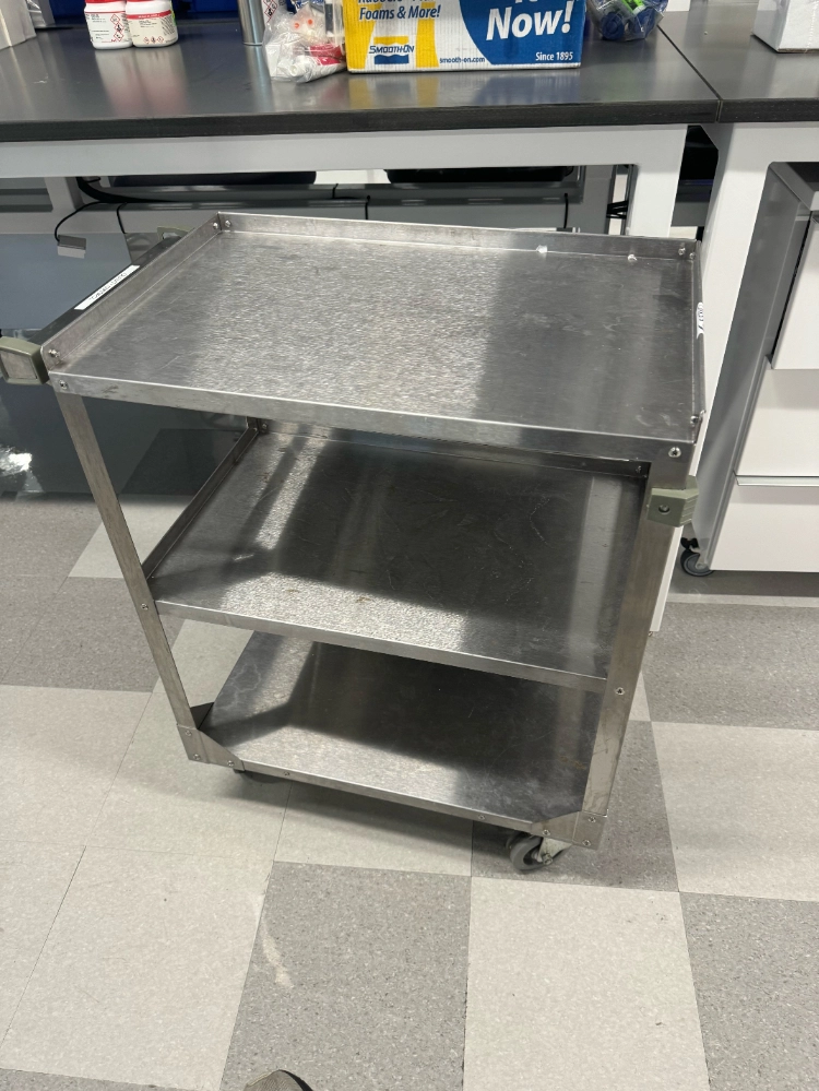 Lakeside 3-Tier Stainless Steel Cart