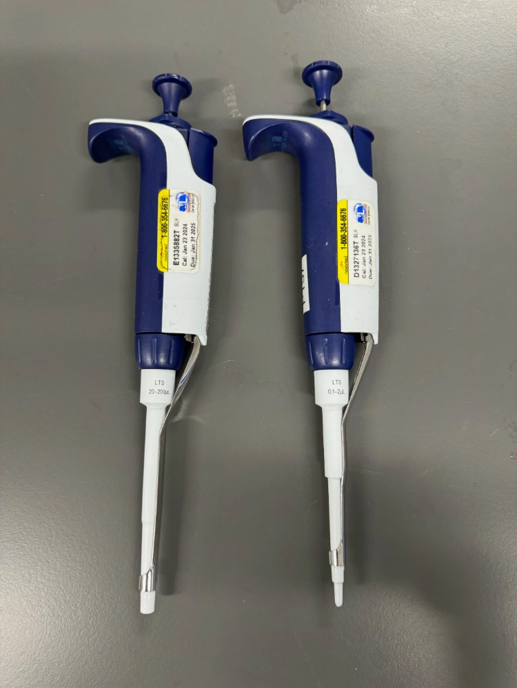 Rainin Pipet-Lite XLS Single Channel Pipettes - Quantity 2