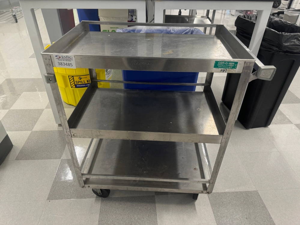 Lakeside 3-Tier Stainless Steel Cart