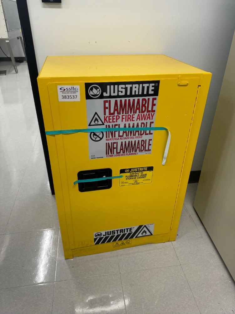 Justrite Sure-Grip EX 12 Gallon Flammable Liquid Storage Cabinet