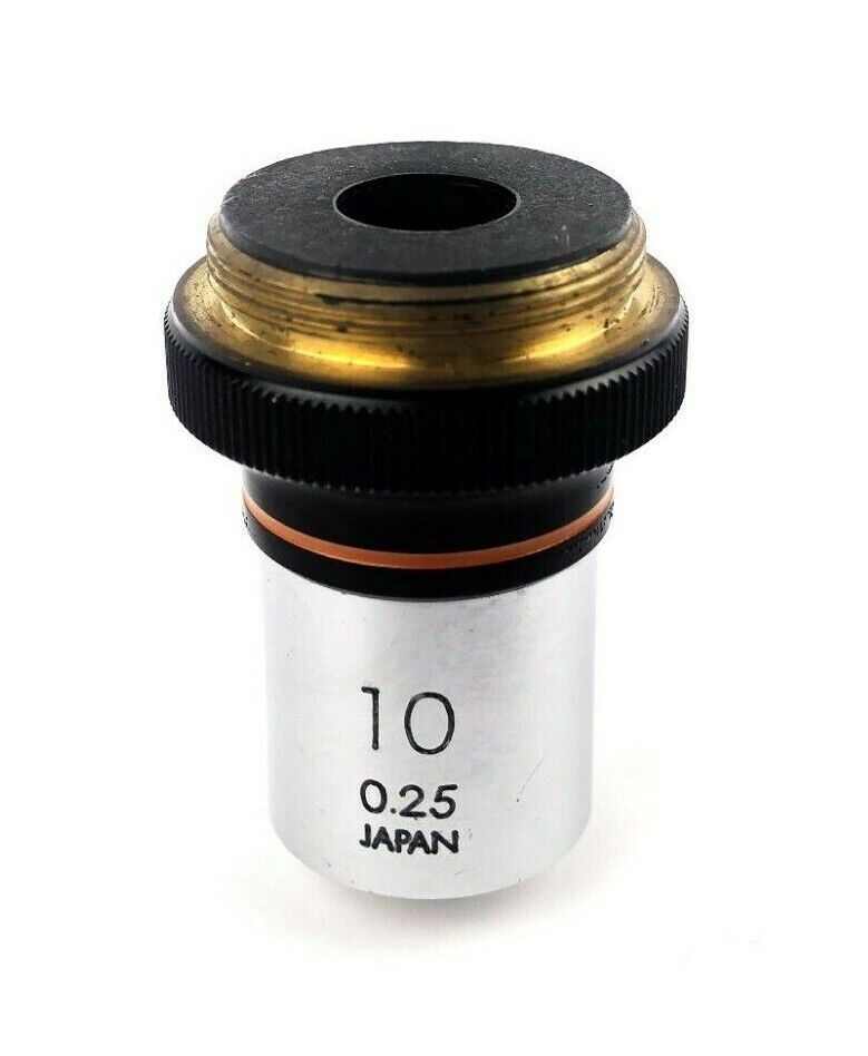 Olympus Microscope Objective 10x , 0.25 Japan , Te