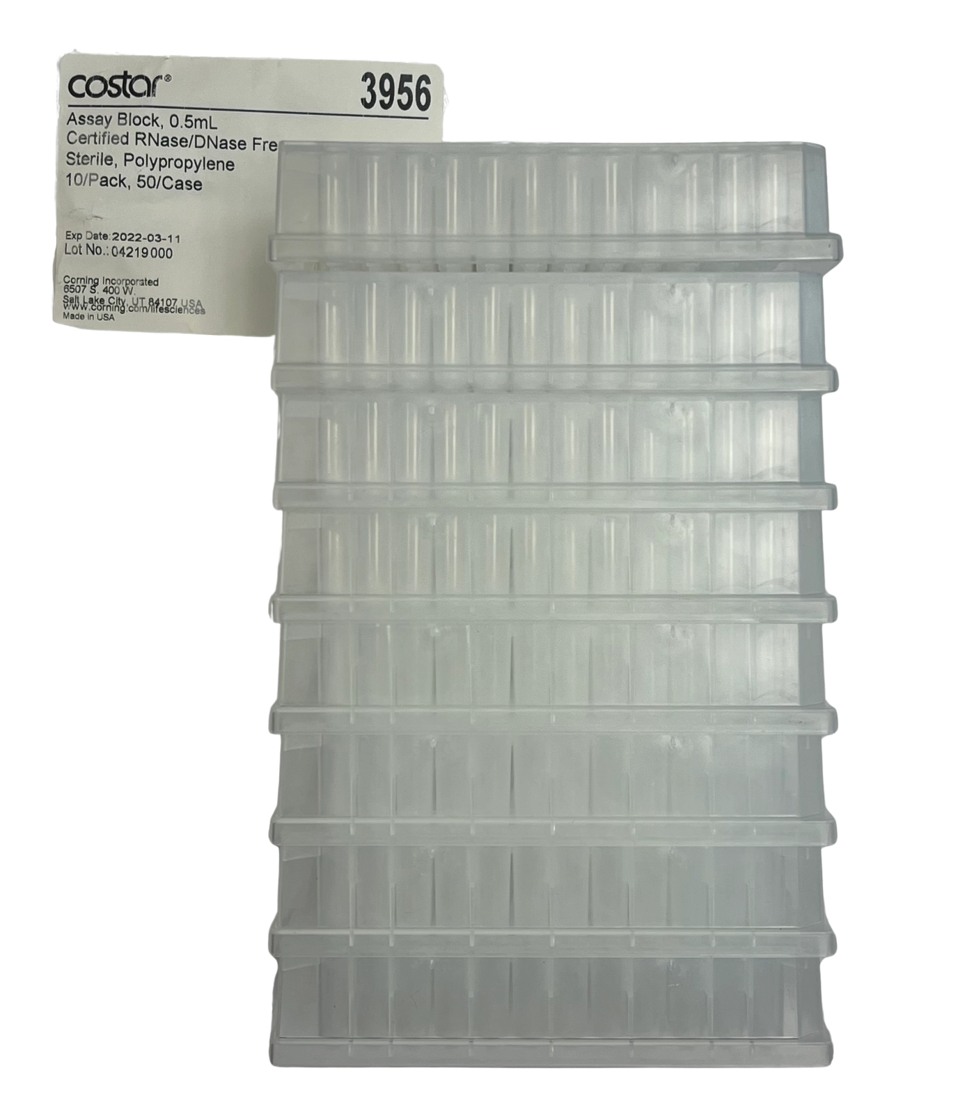 Corning/Costar 96-well Clear V-Bottom 0.5 mL Polyp