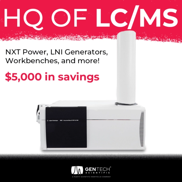 HQ of LC/MS! Save Up To $5,000 on LC/MS Accessories!