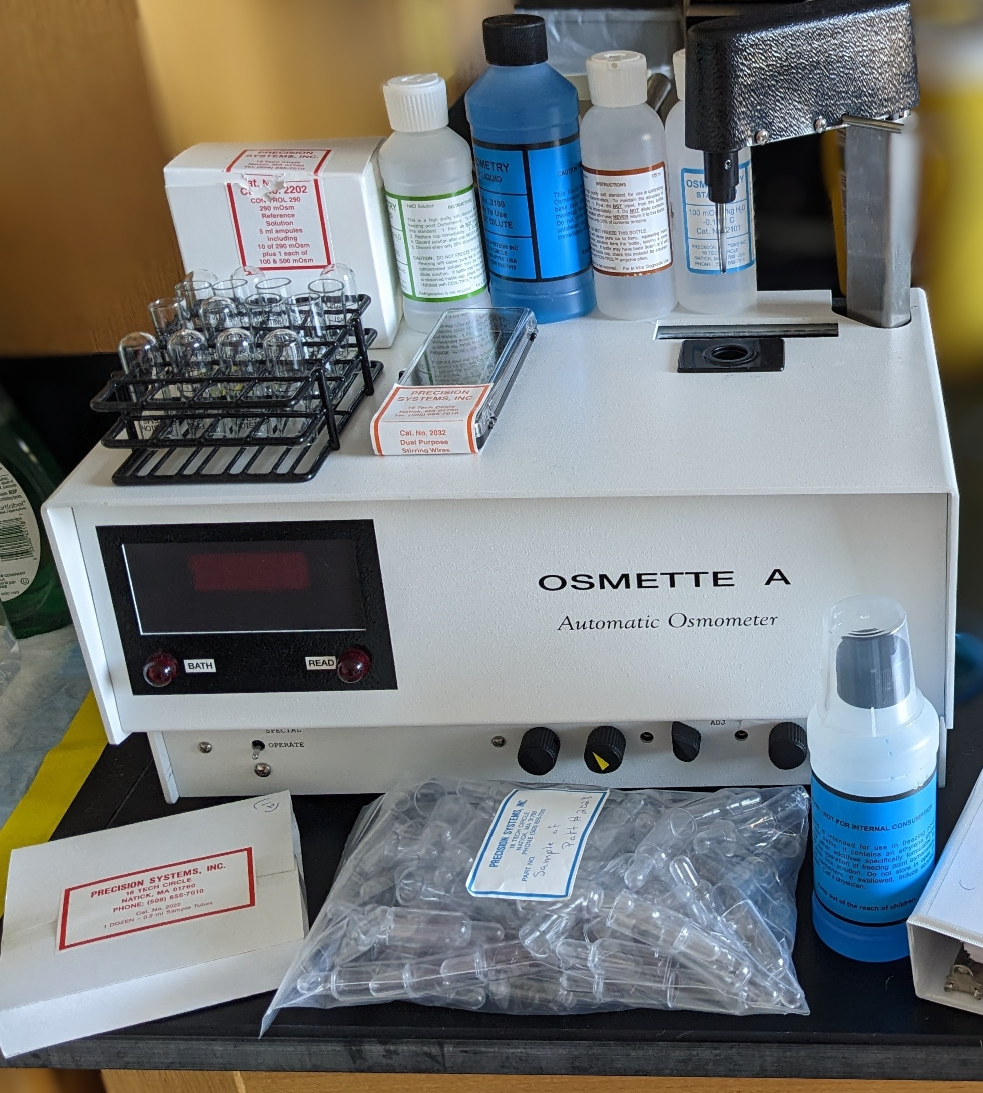 Osmette A: Automatic Freezing Point Osmometer