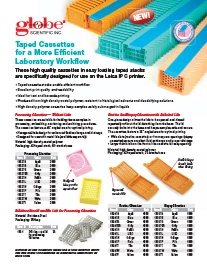 Histology Cassettes - Taped and Sleeved