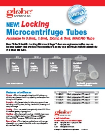 Locking Microcentrifuge Tube Flyer