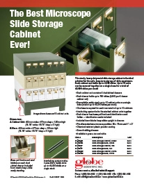 Microscope Slide Storage Cabinet Flyer