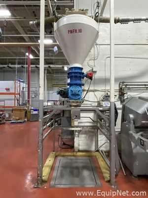 Carolina Conveyor Flour Hopper with Rotary Valve and Scales