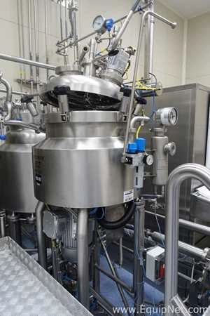 A Barents MV60 Becomix B2 92L Jacketed Homogenizer With Underdriven Mixer