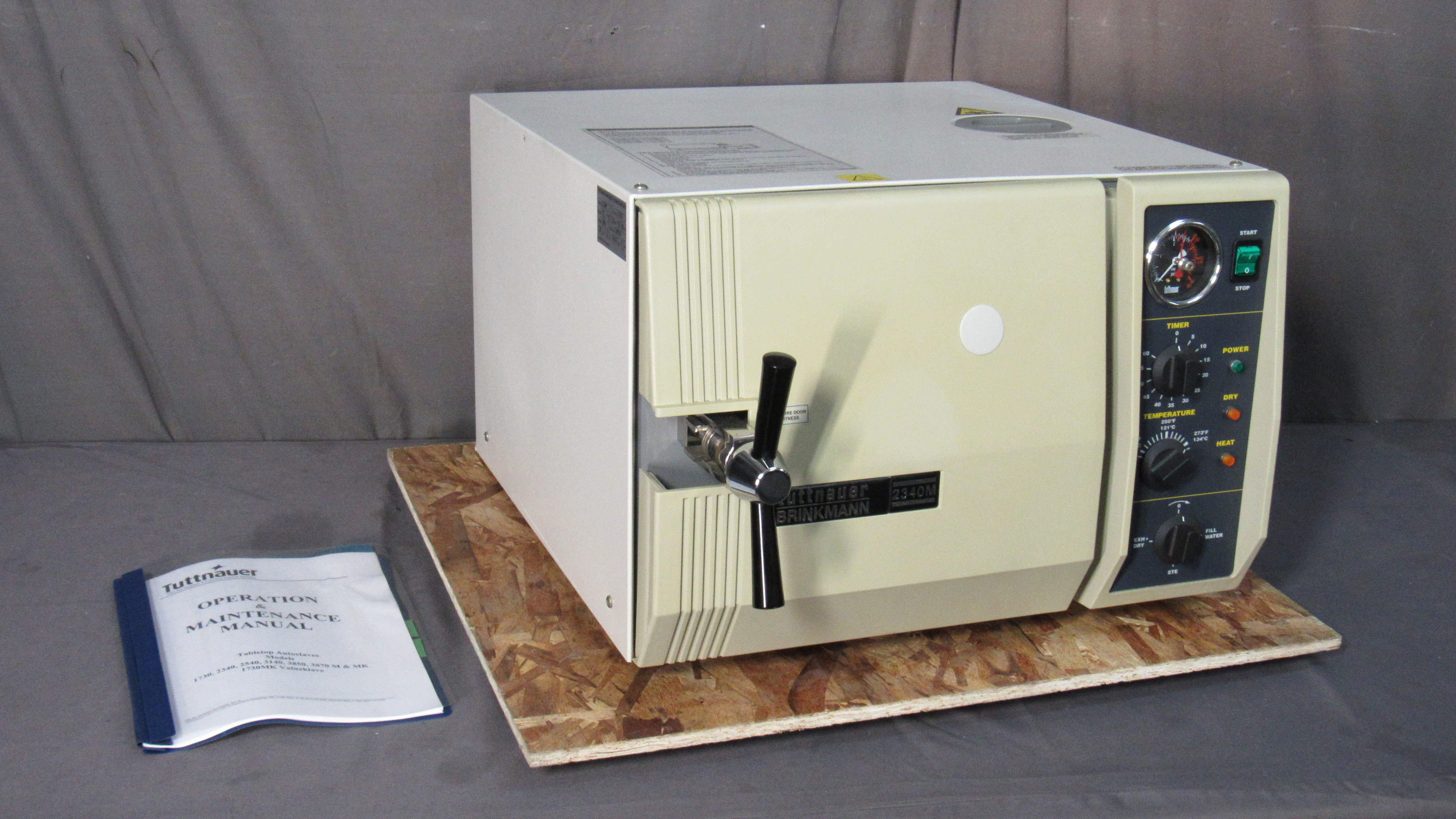 TESTED Tuttnauer 2340M Autoclave Sterilizer; 230V WARRANTY