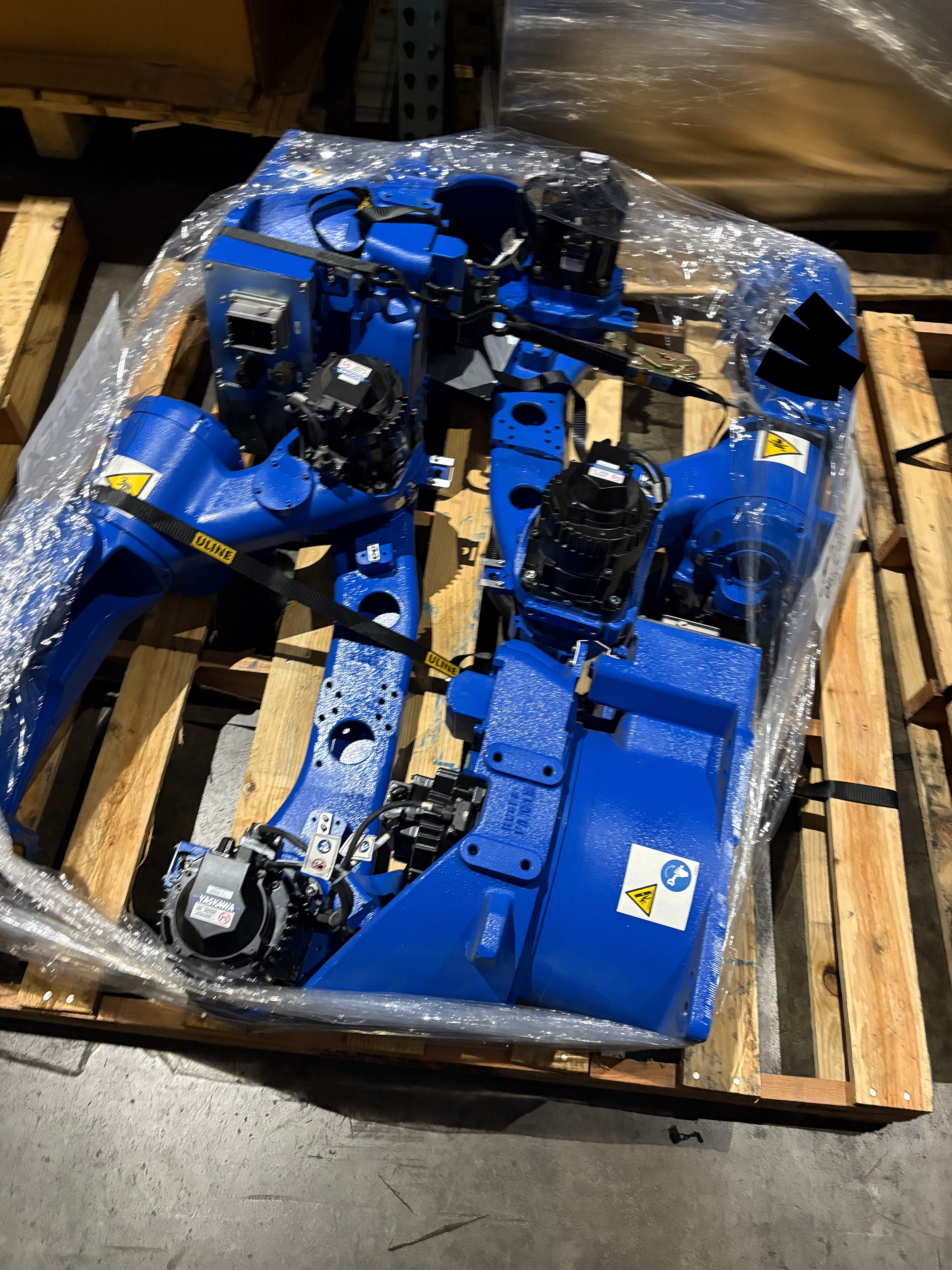 QTY: 5 YASKAWA GP12 ROBOTS, YRC 1000, 2022 COMPLETE and EXCELLENT. Looking for Swift Sale.