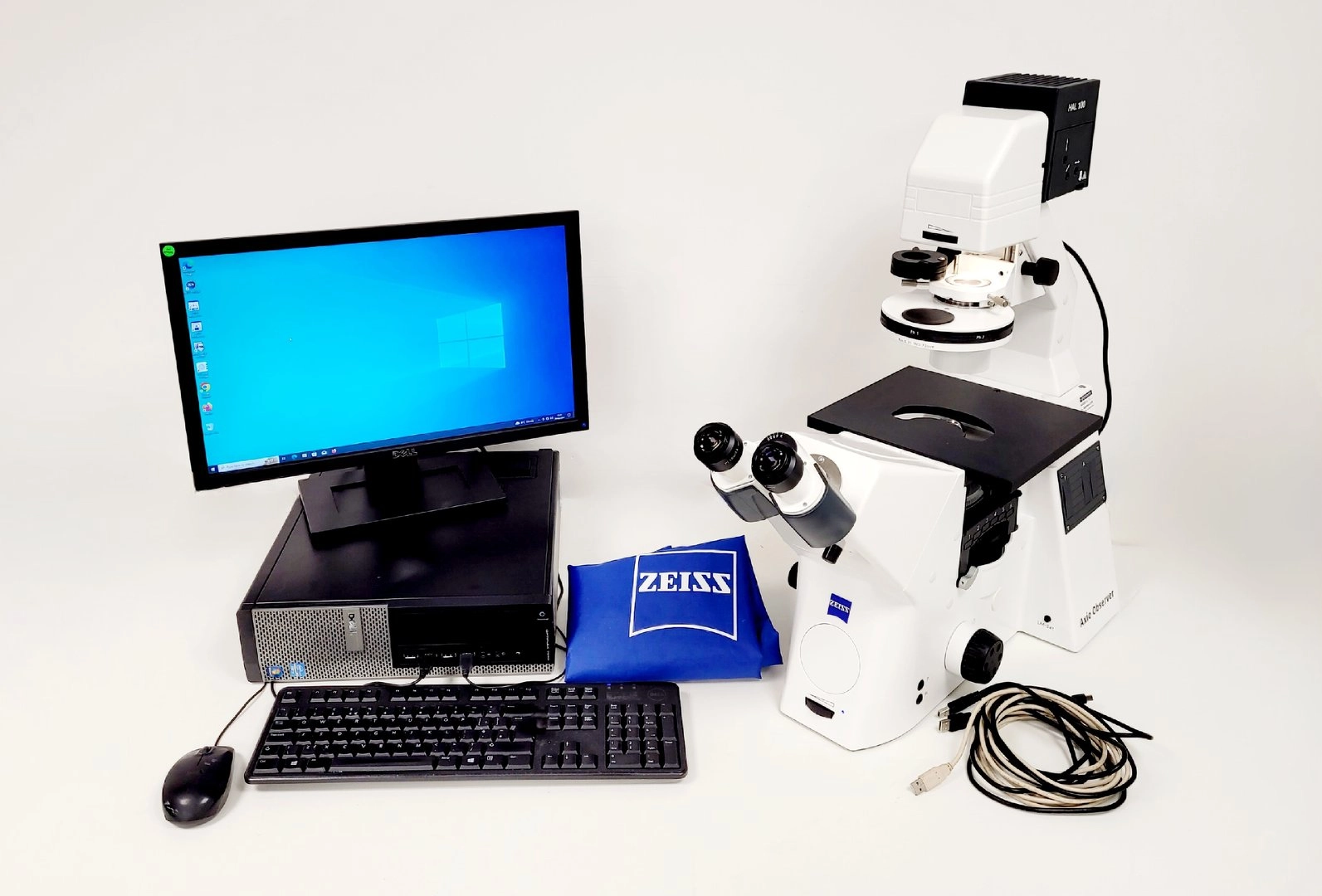 Zeiss Axio Observer 3 Inverted Microscope w/ 3 x  EC Plan-NEOFLUAR Objectives