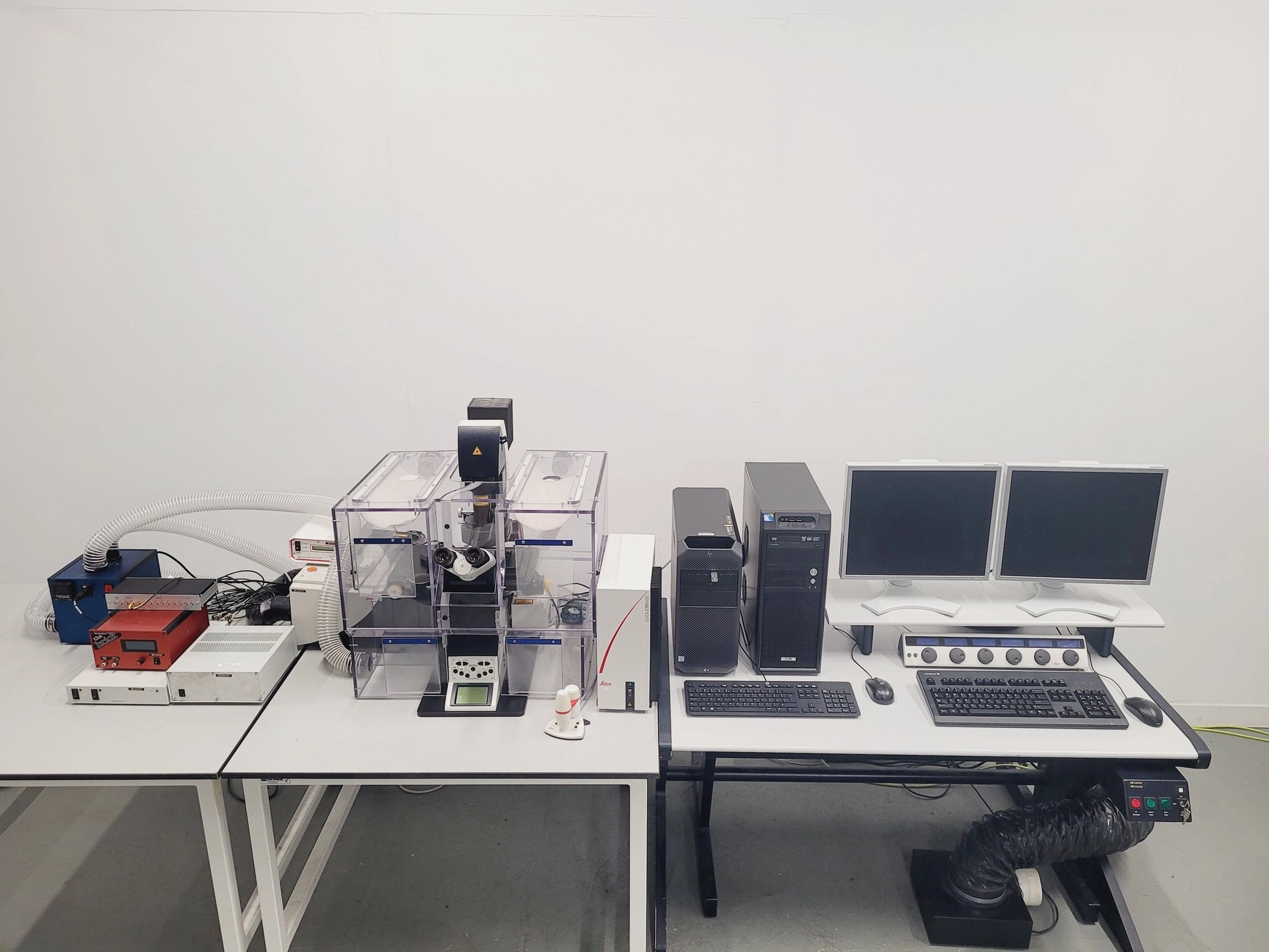 Leica  DMI6000CS  CTR 6000 TCS SP5 Laser Scanning Confocal Microscope System Lab