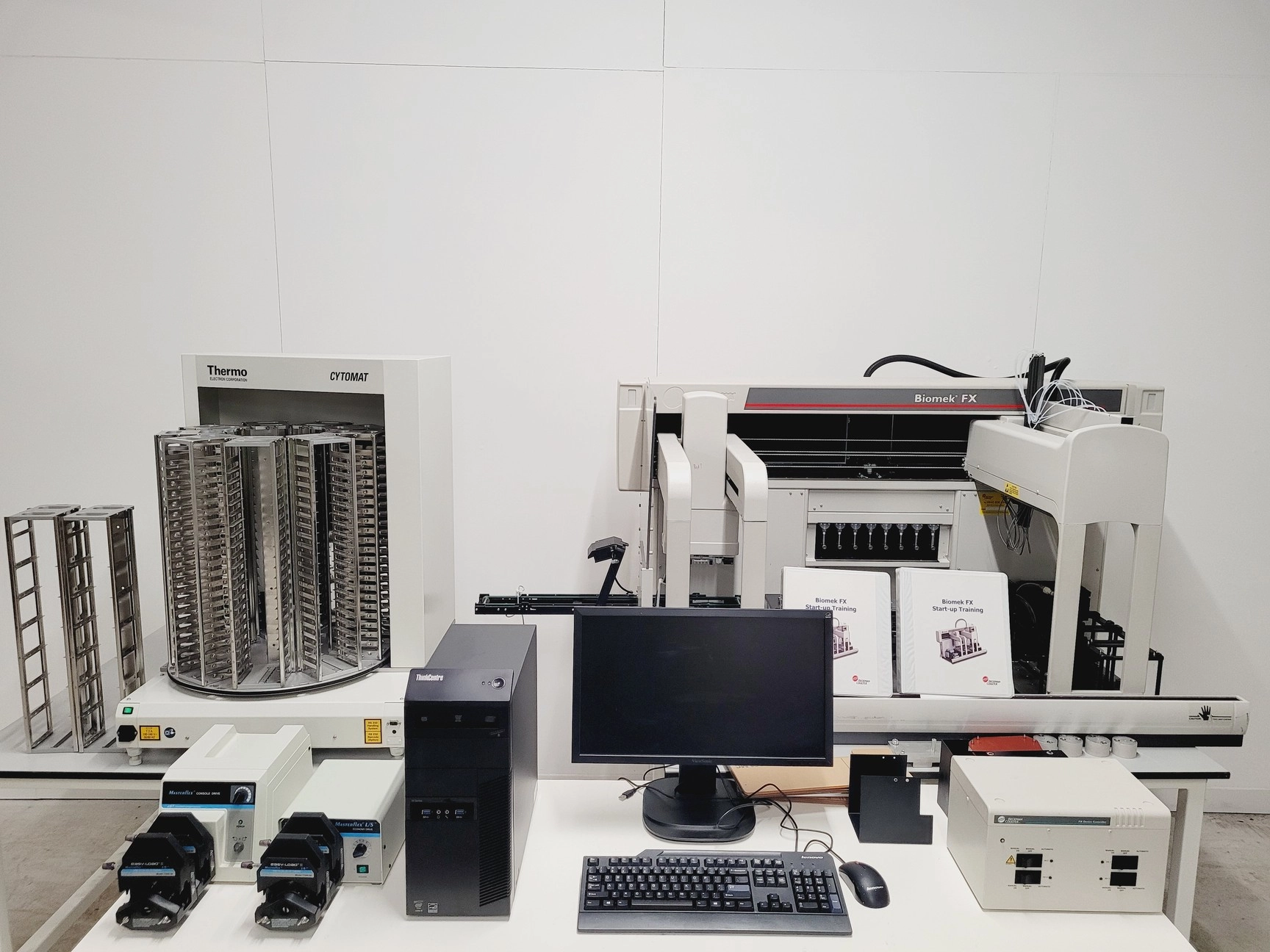 Beckman Coulter Biomek FX 2 Arm Liquid Handler, Software Cytomat Hotel Lab