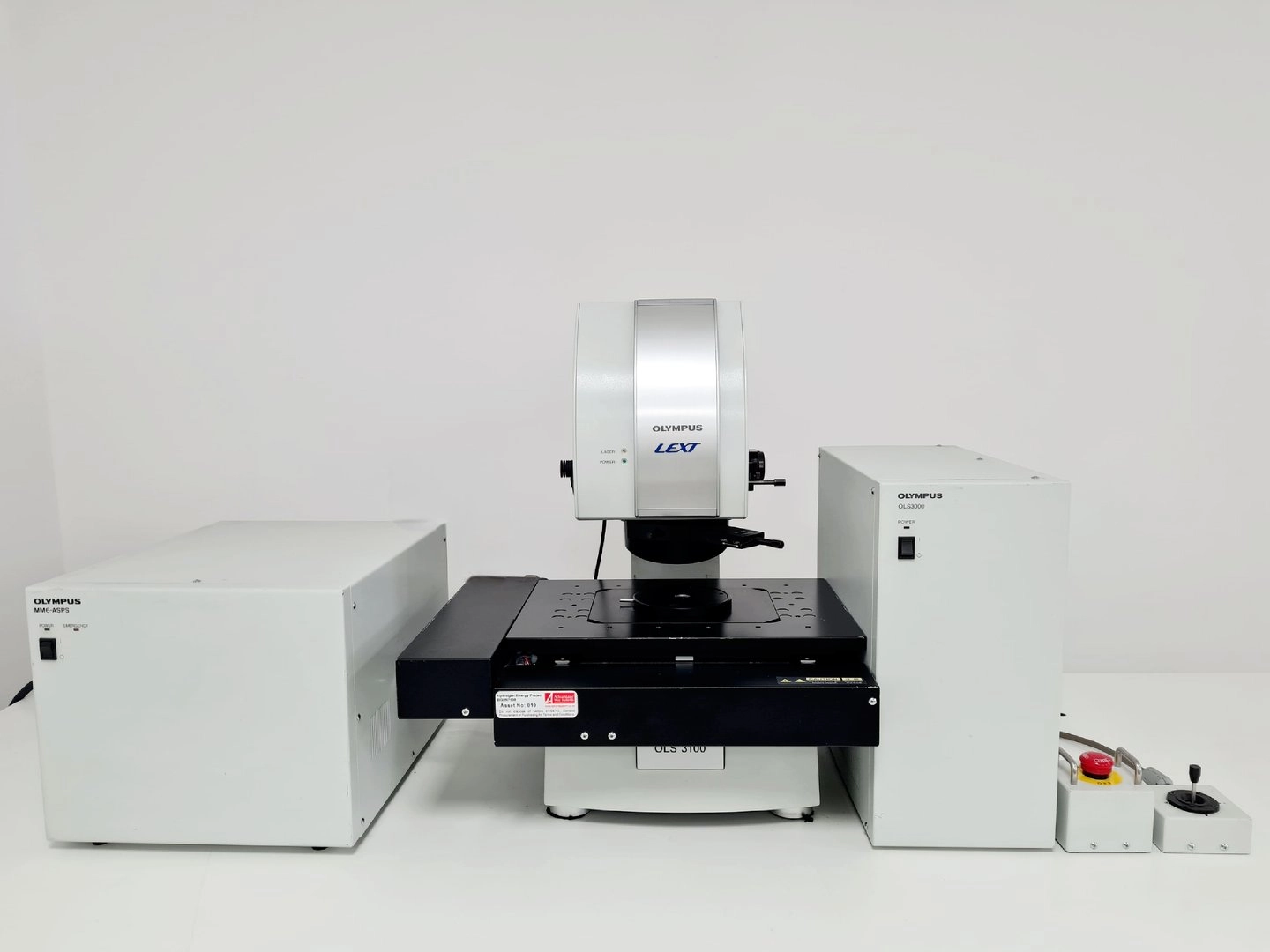 Olympus Lext OLS3100 Confocal Microscope  w/ MM6-ASPS Controller &amp; OLS3000 PSU