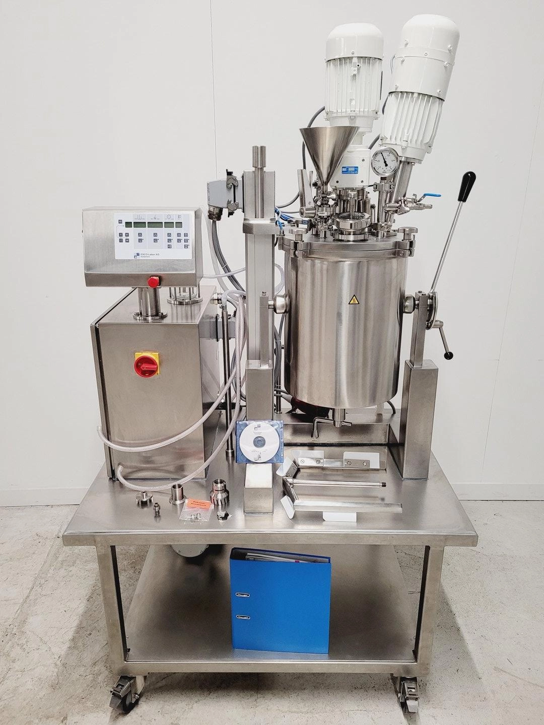 Esco Labor EL20 Stainless 20 Litre Homogeniser Dissolver Mixing Ketle Lab