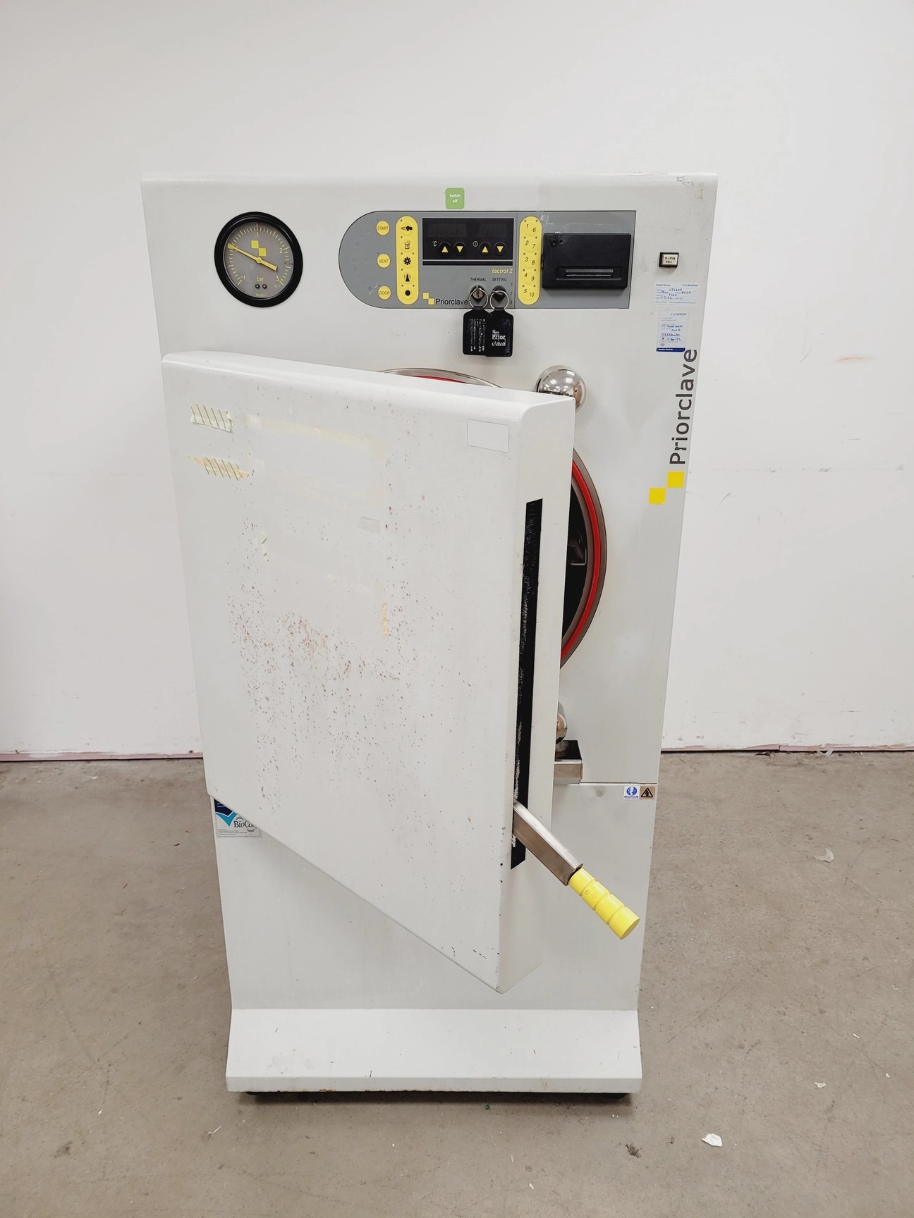 Priorclave Tactrol 2 PS/QCS/EH150  Laboratory Autoclave Lab