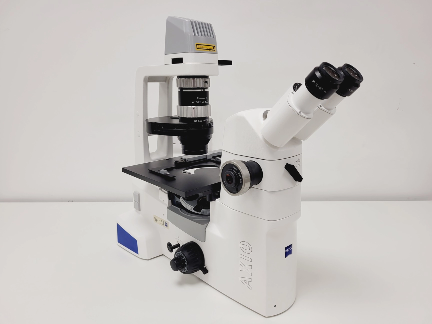 Zeiss Axio Vert.A1 FL Inverted Transmitted Light Microscope Lab