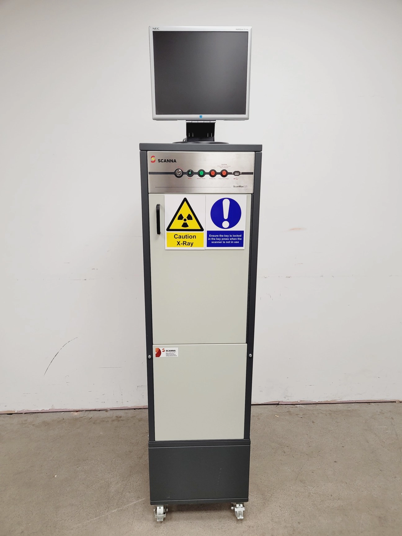 Scanna ScanMax 225 Mailroom Postal X-Ray Machine SMB225D2G20 Lab Faulty