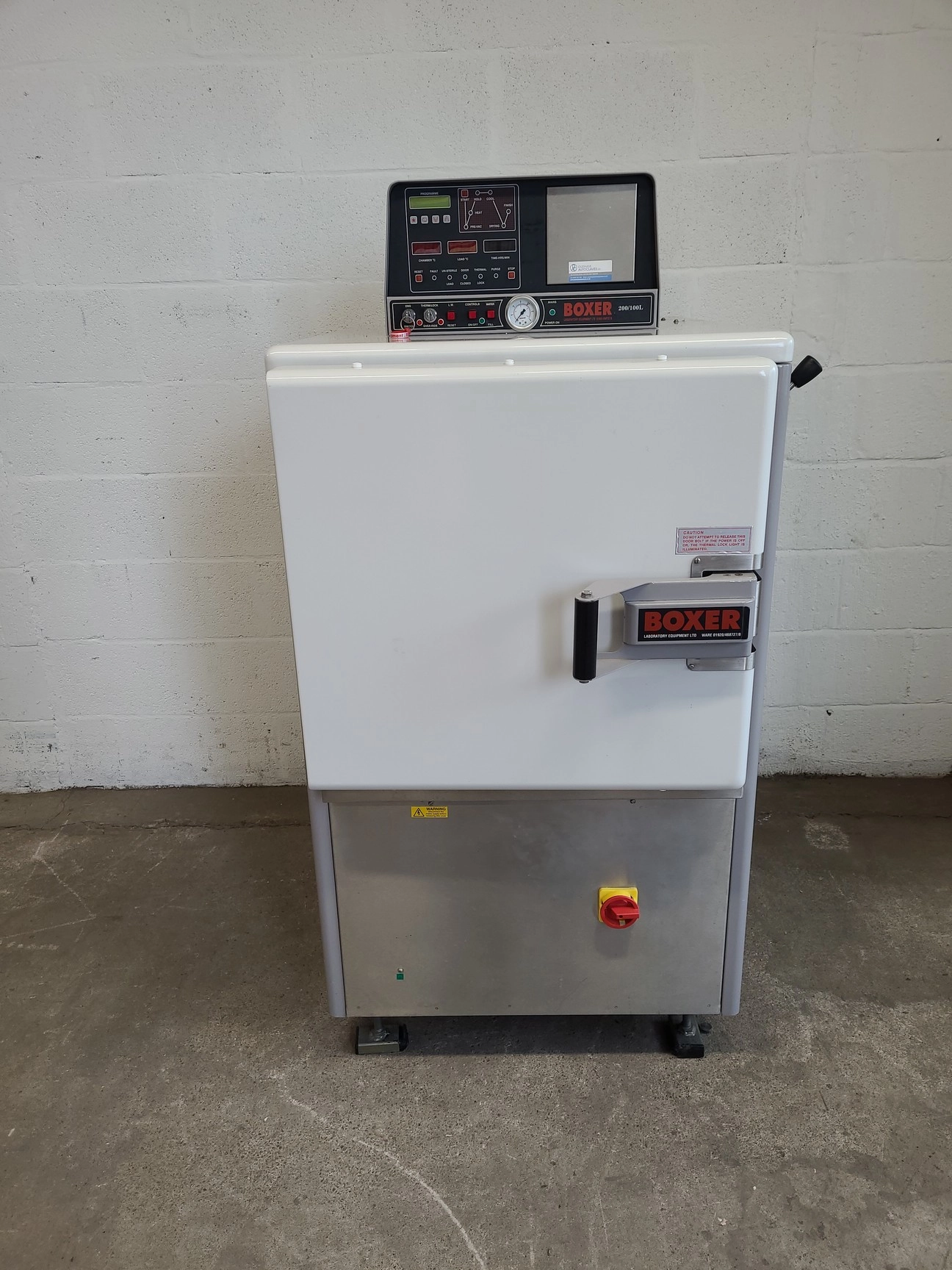 Boxer 200/100 L Laboratory Front Loading Laboratory Autoclave Lab