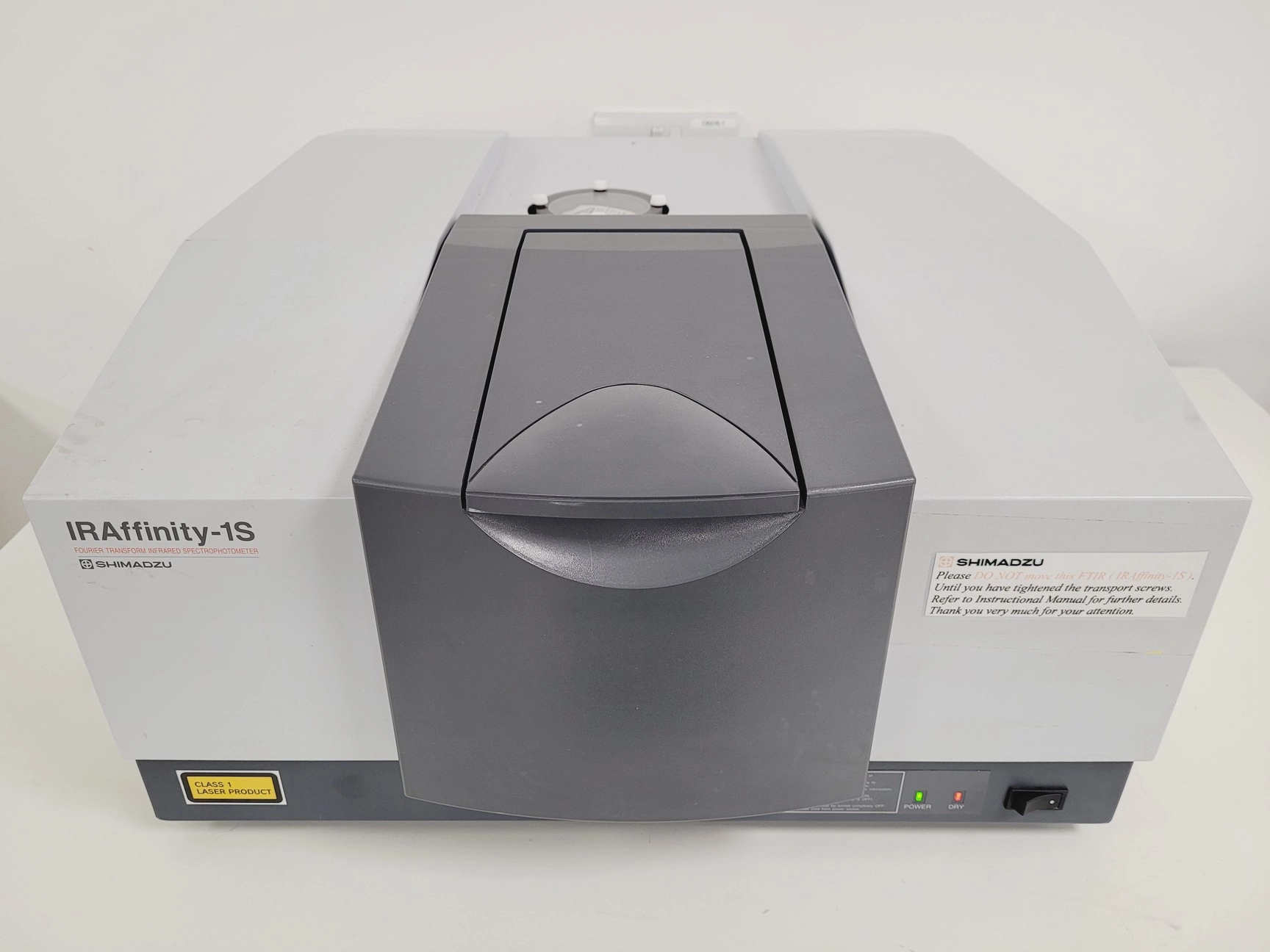 Shimazdu IRAffinity-1S Fourier Transform Infrared Spectrophotometer Lab Faulty